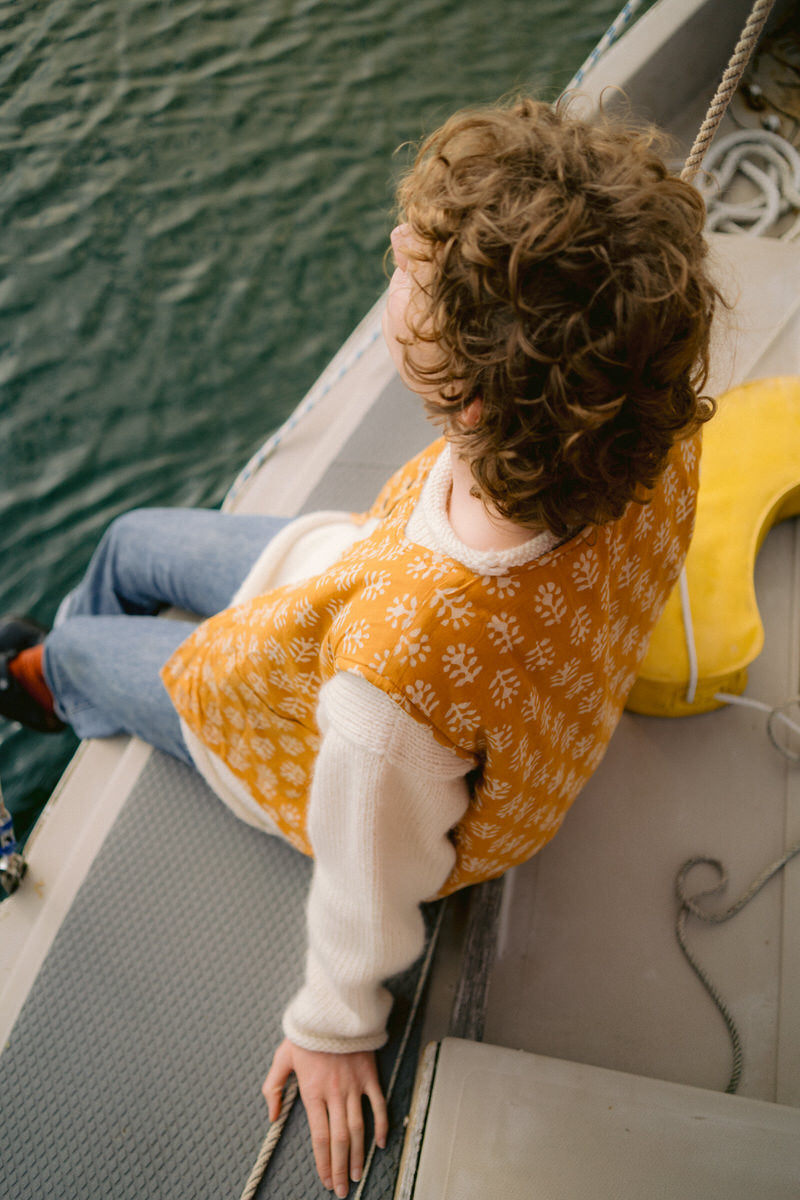 Reversible Gilet - Sunflower Dabu
