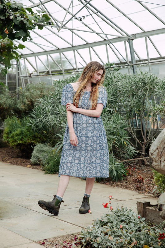 Maerl Midi Dress - Ocean Blue
